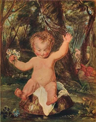 Puck, from a water-colour drawing by Stoddart, after Reynolds, 1789