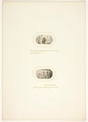 Study for a plate from The Task