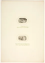 Study for a plate from The Task