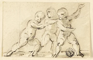 Three Putti at Play