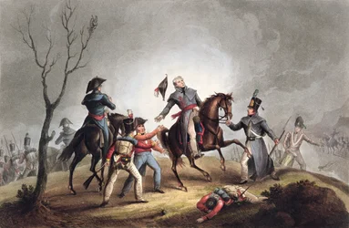 Death of Sir John Moore, La Coruna, Spain, 17th January 1809