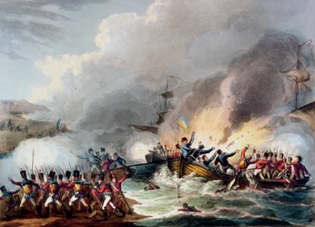 Landing of the British Troops in Egypt, March 1801