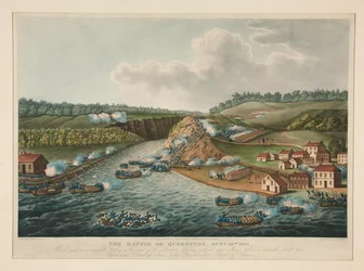 The Battle of Queenstown, Oct. 13, 1813, published for J. Jenkins Martial Achievements