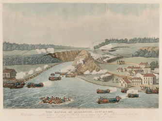 The battle of Queenston, Oct 13th 1813