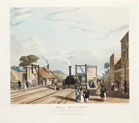 Taking in Water, at Parkside (The Station where Mr Huskisson fell)