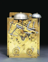 (Detail) of a James II Mounted Striking Bracket Clock with Pull Quarter Repeat, No. 166