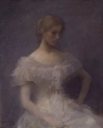 Young Girl Seated