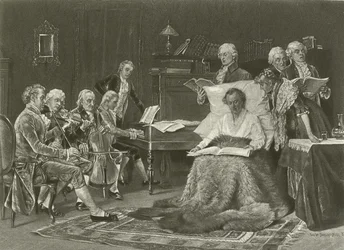 Mozart Singing His Requiem