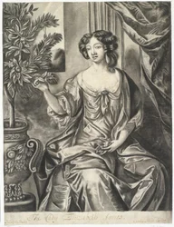 Lady with Pot of Flowers; The Lady Elisabeth Jones after Sir Peter Lely