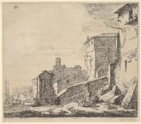 A Woman Standing by a Seated Man