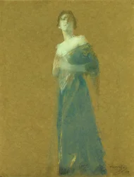 Woman in Blue