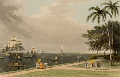 View of Calcutta from the Garden Reach, 1810