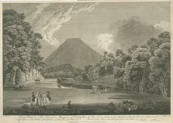 Dovedale - Thorpe Cloud (engraving)