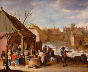 Peasants at Work at a Bleaching Ground