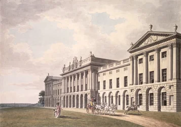 View of Heveningham Hall in Suffolk, the Seat of Sir Gerrard Vanneck, 18th Century