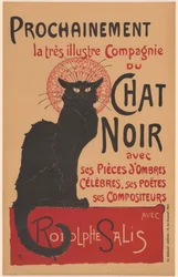 Prochainement la très illustre Compagnie du Chat Noir Poster for the Company of the