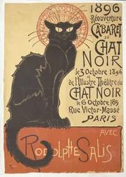 Reopening of the Cabaret du Chat Noir, 1896.