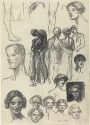 Sheet of Sketches
