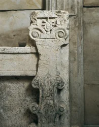 Thracian tomb of Sveshtari, detail of architecture near the sarcophagus, 3rd century BC