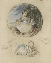 Two Studies of Princess Juliana