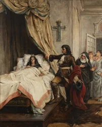 Peter the Great Visiting Madame de Maintenon in 1717, End of 19th Century