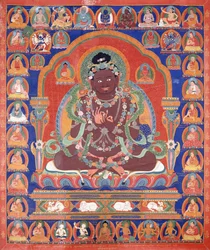 A Thang-Ka Depicting the Mahasiddha Bir Va Pa