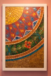 Sample mosaic panel for Farwell Building, Detroit, 1915