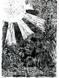 Jungle Gorilla Family