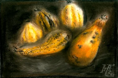 Rustic Autumn Gourds