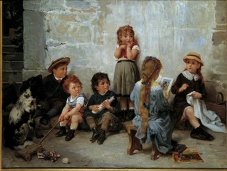 The Thrilling Passage: Children Listening to a Book