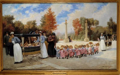 Walking from the Creche to the Tuileries
