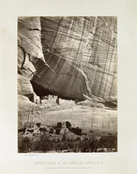 Ancient Ruins in the Cañon de Chelle, N.M. (Territory)