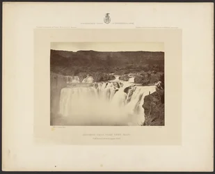 Shoshone Falls, Snake River, Idaho, Full Lateral View on Upper Level