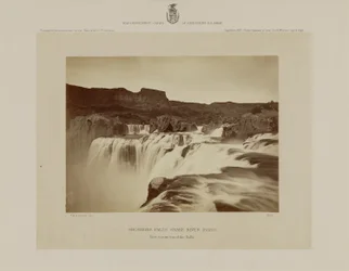 Shoshone Falls, Snake River, Idaho, View across the Top of the Falls
