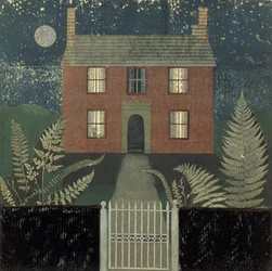House at night