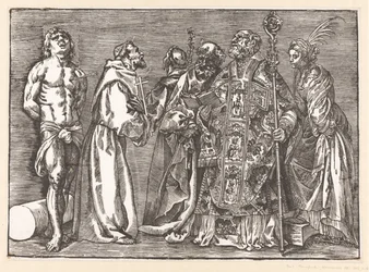 Six Standing Saints