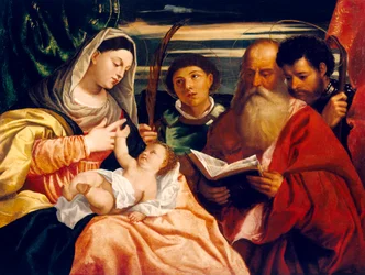 Madonna and Child with Saints Stephen, Jerome and Maurice
