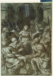 The Virgin Mary with Apostles of Santo Spirito