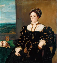 Portrait of Eleonora Gonzaga, Duchess of Urbino