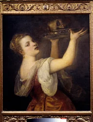 Salome holding the head of Saint John the Baptist
