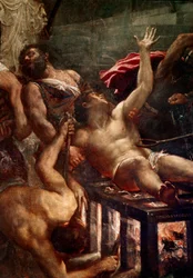 The Martyrdom of Saint Lawrence (detail)