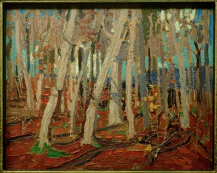 Maple Woods, Bare Trunks, 1915