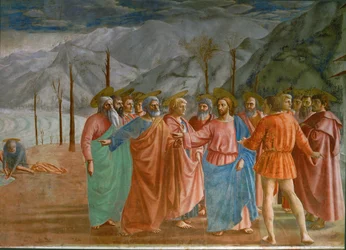 Jesus, Saint Peter and the Tax Collector