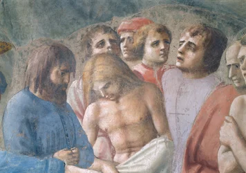 St. Peter Baptising the Neophytes (detail)