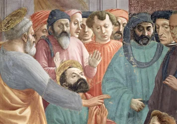The Raising of the Son of Theophilus, King of Antioch (detail)
