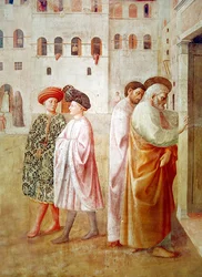 (detail) St. Peter, from the Raising of Tabitha, c.1427