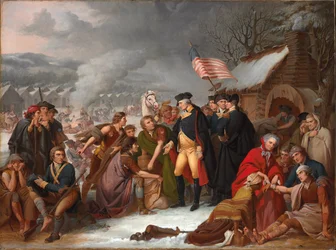 George Washington at Valley Forge (preliminary sketch)