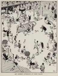 A summer afternoon at Coney Island