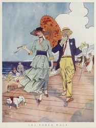 Couple on the Boardwalk, Bored of Each Other