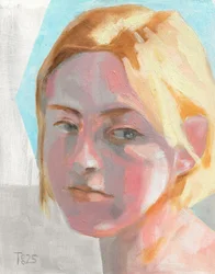 Blonde Woman Portrait